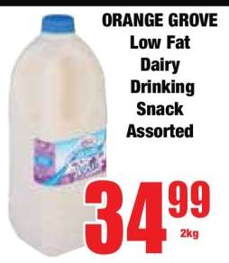 ORANGE GROVE Low Fat Dairy Drinking Snack Assorted