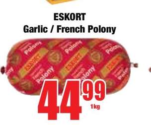 ESKORT Garlic / French Polony