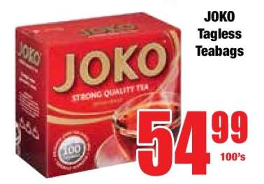 JOKO Tagless Teabags