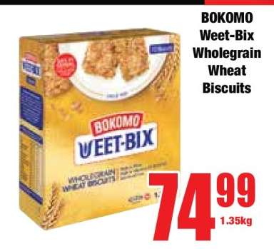 Bokomo Weet-Bix Wholegrain Wheat Biscuits