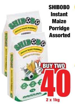 SHIBOBO Instant Maize Porridge Assorted