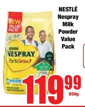 NESTLÉ Nespray Milk Powder Value Pack