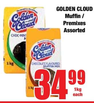 GOLDEN CLOUD Muffin / Premixes Assorted
