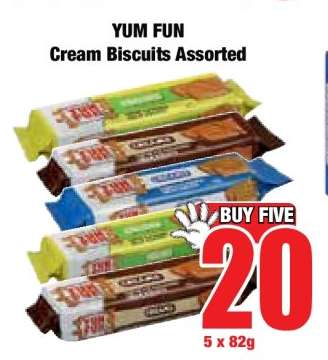 YUM FUN Cream Biscuits Assorted