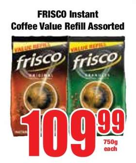 FRISCO Instant Coffee Value Refill Assorted