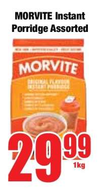 MORVITE Instant Porridge Assorted