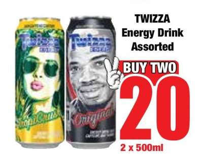 TWIZZA Energy Drink Assorted
