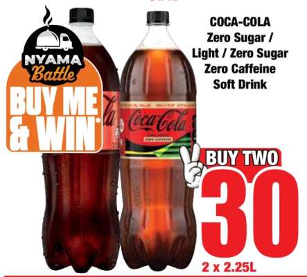 COCA-COLA Zero Sugar / Light / Zero Sugar Zero Caffeine Soft Drink