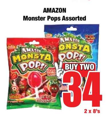 AMAZON Monster Pops Assorted