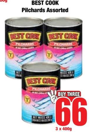 BEST COOK Pilchards Assorted