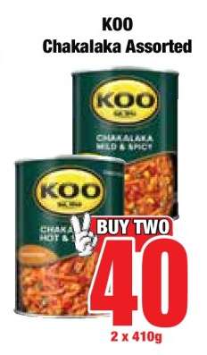 KOO Chakalaka Assorted