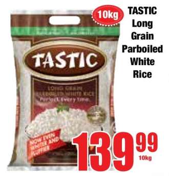 Tastic Long Grain Parboiled White Rice