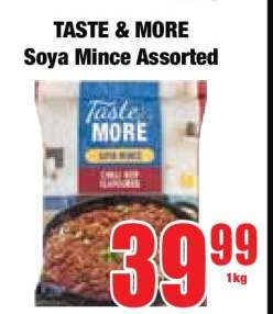 TASTE & MORE Soya Mince Assorted