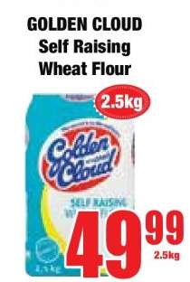 GOLDEN CLOUD SELF RAISING WHEAT FLOUR