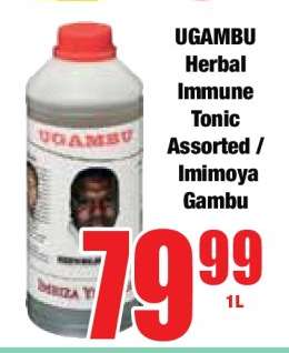 UGAMBU Herbal Immune Tonic Assorted / Imimoya Gambu