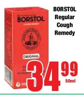 BORSTOL Regular Cough Remedy