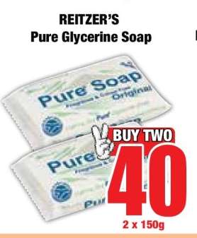 REITZER'S Pure Glycerine Soap