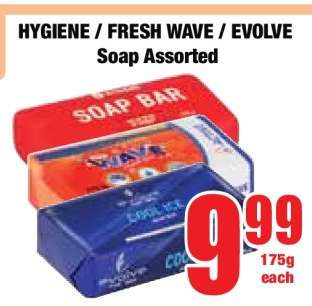 HYGIENE / FRESH WAVE / EVOLVE Soap Assorted
