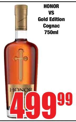 HONOR VS GOLD EDITION COGNAC 750ML