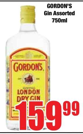 GORDON’S Gin Assorted 750ml