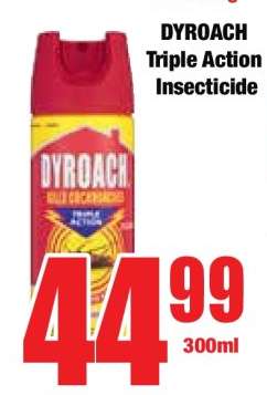 DYROACH Triple Action Insecticide