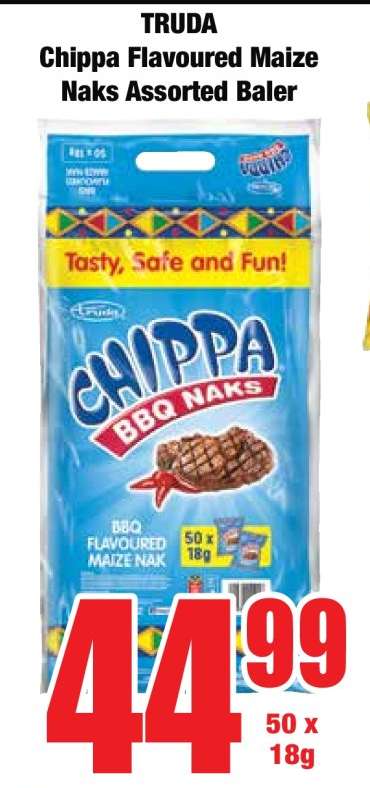 TRUDA Chippa Flavoured Maize Naks Assorted Baler