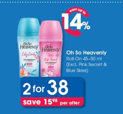 Oh So Heavenly Roll-On 45-50 ml