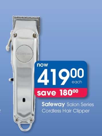 Safeway Salon Series Cordless Hair Clipper
