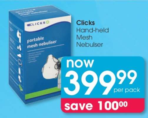 Clicks Hand-held Mesh Nebuliser