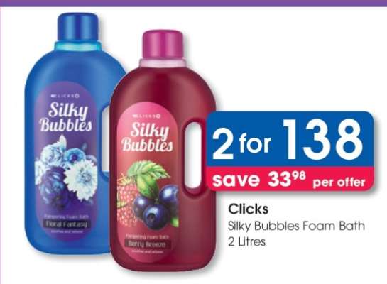 Silky Bubbles Foam Bath