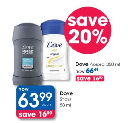 Dove Sticks 50 ml