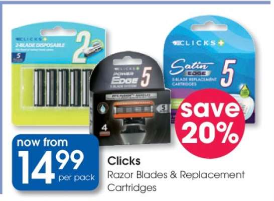 Clicks Razor Blades & Replacement Cartridges