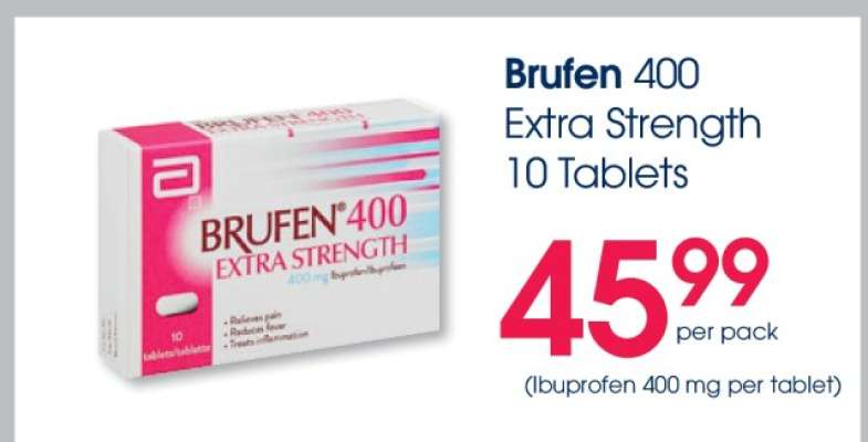 Brufen 400 Extra Strength 10 Tablets
