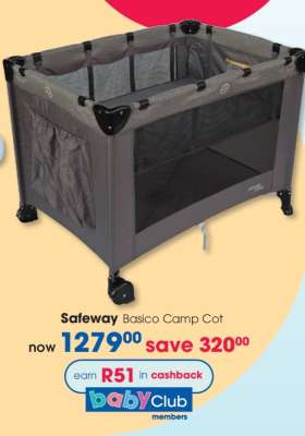 Safeway Basico Camp Cot