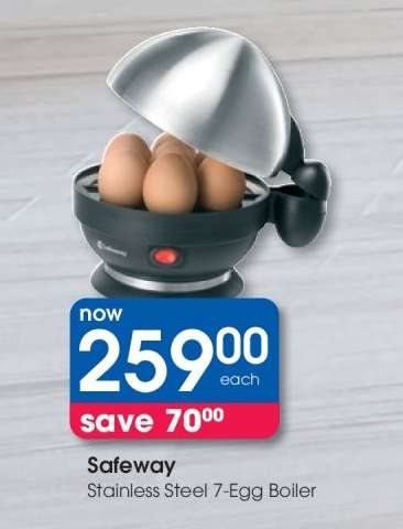 Safeway Stainless Steel 7-Egg Boiler
