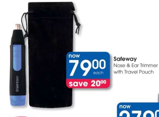 Safeway Nose & Ear Trimmer with Travel Pouch