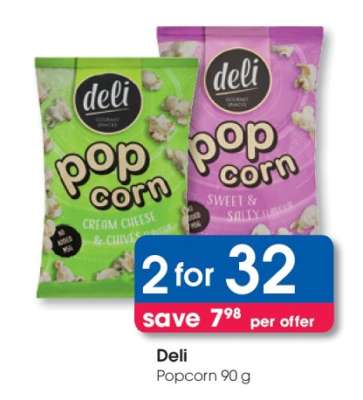 Deli Popcorn 90 g