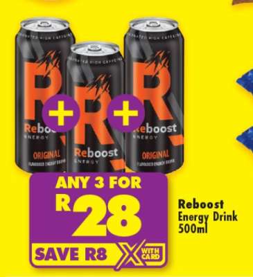 REBOOST ENERGY DRINK 500ml