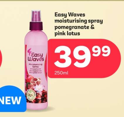 Easy Waves moisturising spray pomegranate & pink lotus