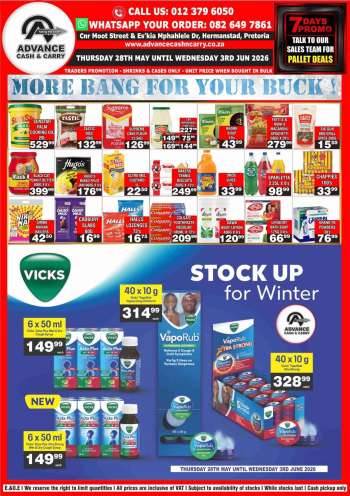 Advance Cash & Carry catalogue  - 28/05/2026 - 03/06/2026.