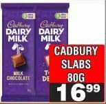 CADBURY SLABS 80G