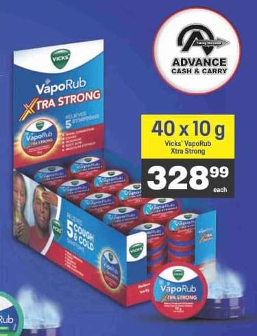 Vicks' VapoRub Xtra Strong