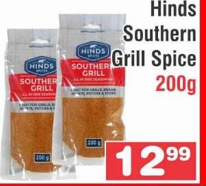 Hinds Southern Grill Spice 200g