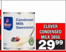 Clover Condensed Milk 385g