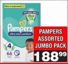 PAMPERS ASSORTED JUMBO PACK