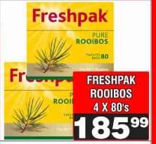 FRESHPAK ROOIBOS 4 X 80's