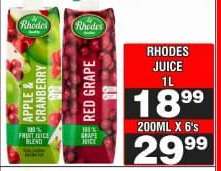 Rhodes juice