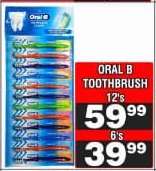 ORAL B TOOTHBRUSH 12's