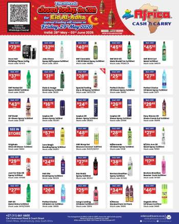 Africa Cash & Carry catalogue  - 28/05/2026 - 03/06/2026.
