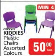 KIDDIES PLASTIC CHAIRS